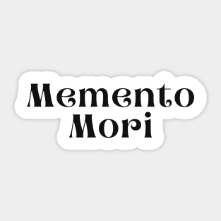 Memento Mori Sticker